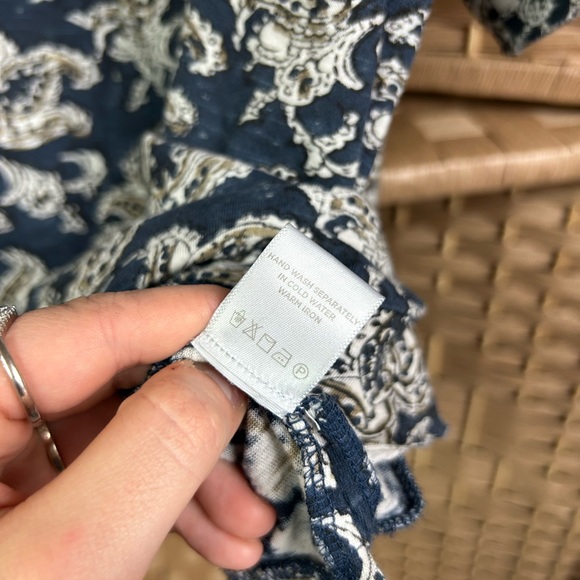 Roller Rabbit Printed Cropped Boxy Cotton T-Shirt Top- Size Small - Picture 6 of 10